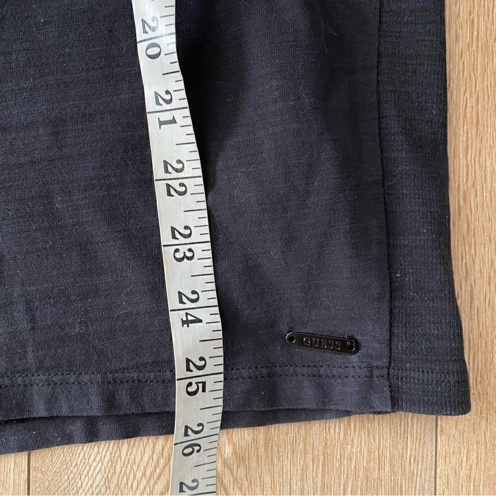 Guess Men’s Black Crewneck Long Sleeve Shirt | Cotton‎ | Size S - Picture 5 of 7